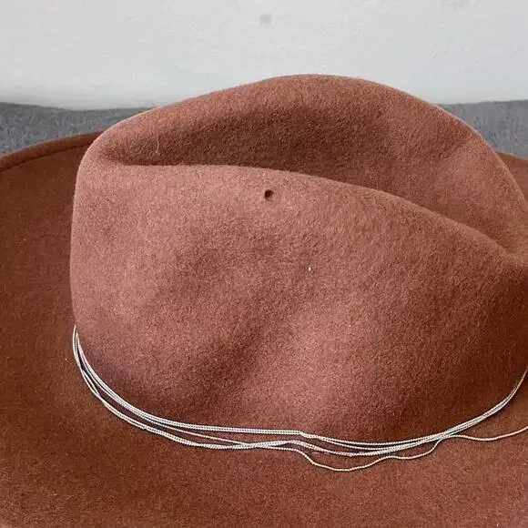 Free People 100% Wool Tanner Chain Band Hat - Picture 7 of 7
